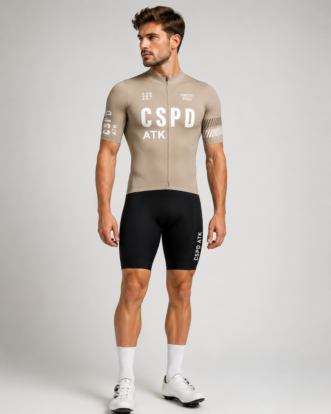 Cycling Commuter Trousers - CSPD ATK men's cycling sportswear set