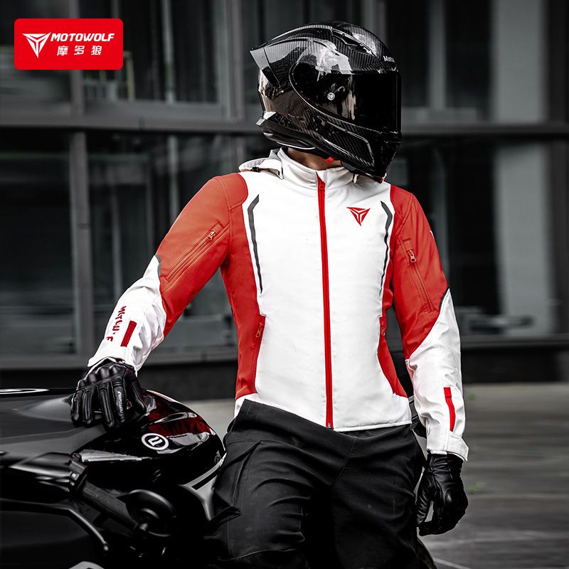 Winter Cycling Commute - MOTOWOLF Windbreaker Motorcycle Riding Jacket Breathable