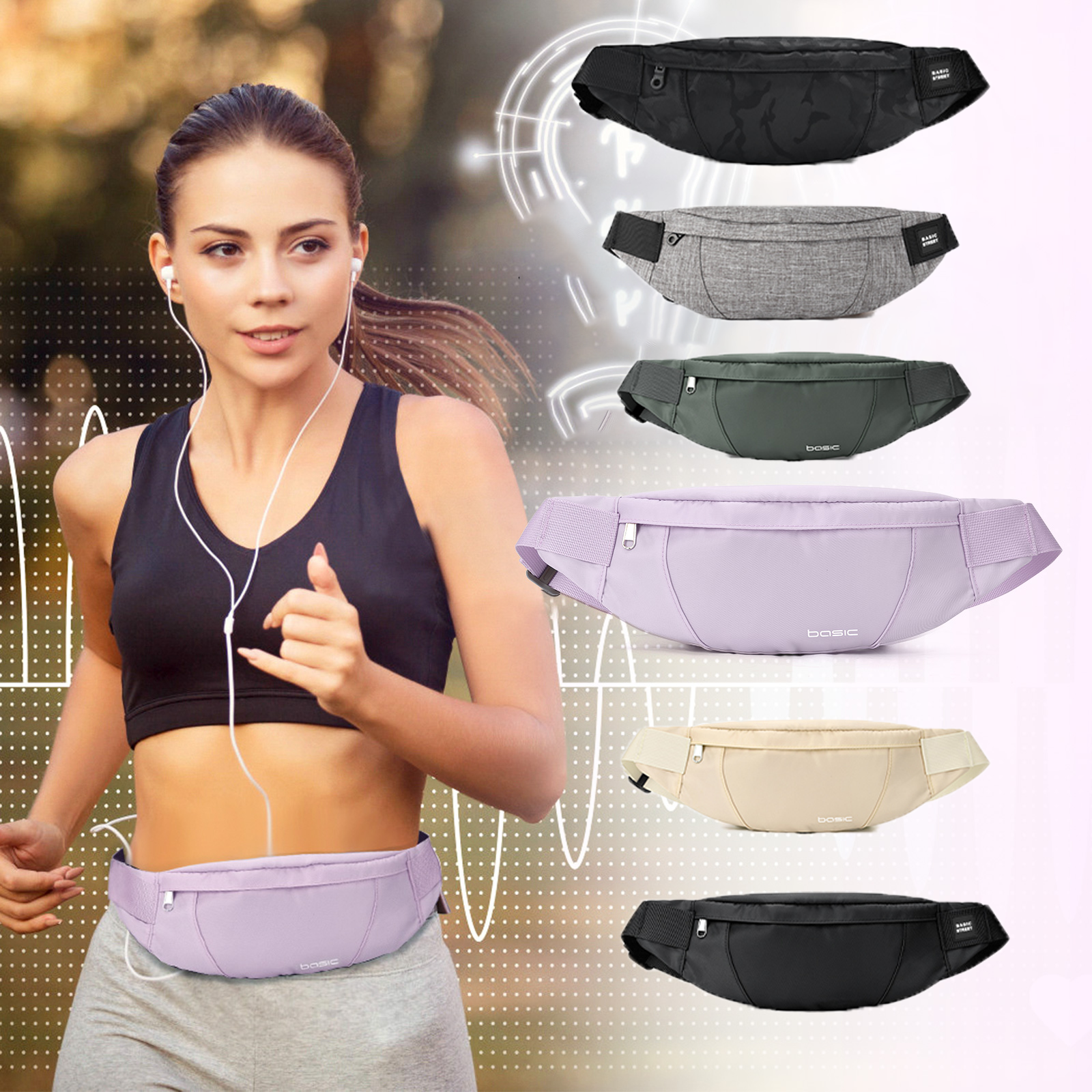 Cycling Commuter Backpack Waterproof - Fashion Running Waist Bag Waterproof Sports