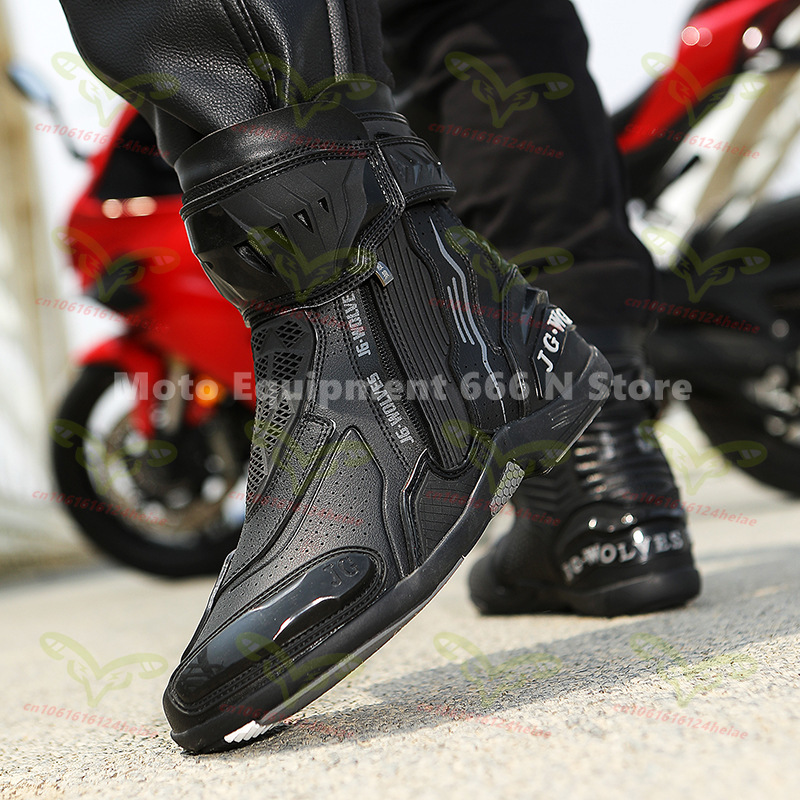 Summer New Motorcycle Boots An - Cycling Commute Shoes recension och pris