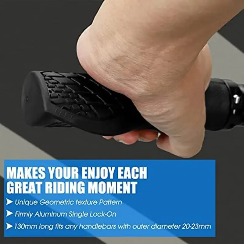 Alloy and Rubber Bike Grips -  - Commuting On Mountain Bike recension och pris