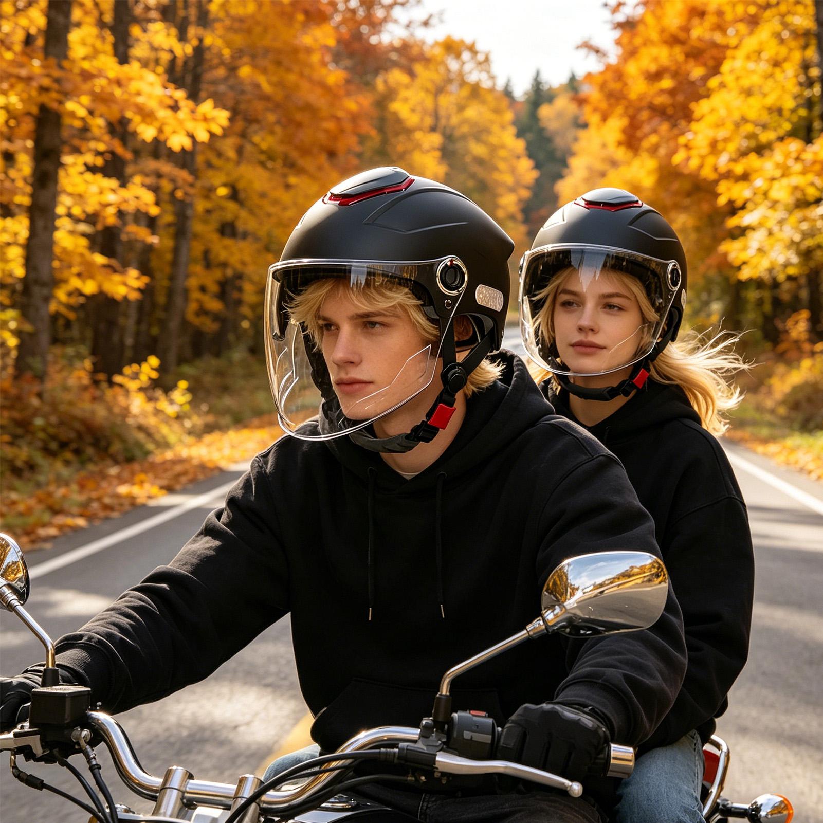 Motorcycle Helmet Breathable S - Cycling Commute Gear recension och pris