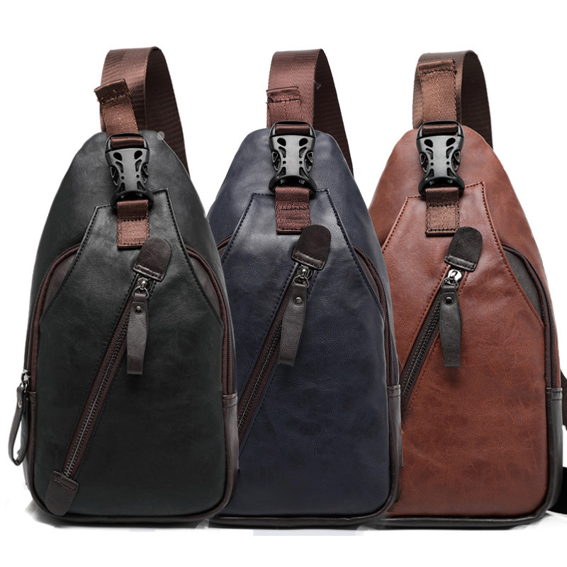 PU leather multi-pocket men's  - Cycling Commuter Backpack recension och pris