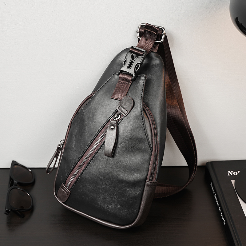 PU leather multi-pocket men's  - Cycling Commuter Backpack recension och pris
