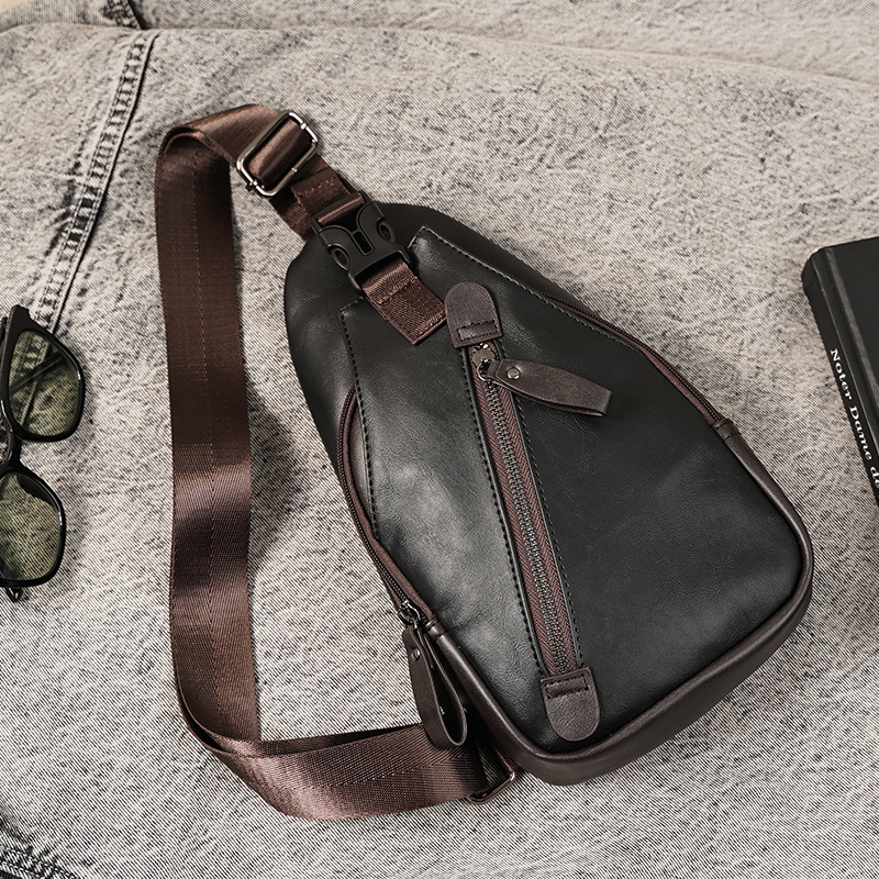 PU leather multi-pocket men's  - Cycling Commuter Backpack recension och pris
