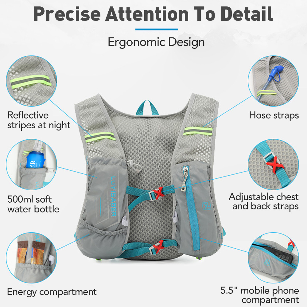 5L Ultra-light Hydration Vest  - Cycling Commuter Backpack Waterproof recension och pris