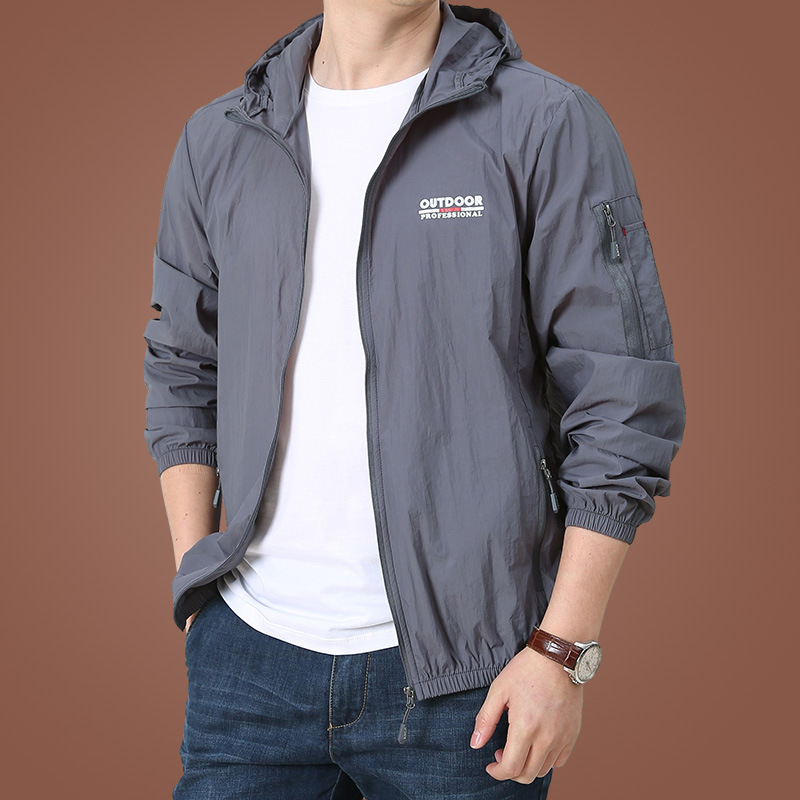 Summer Sun Jacket Men Outdoor  - Cycling Commuter Jacket recension och pris