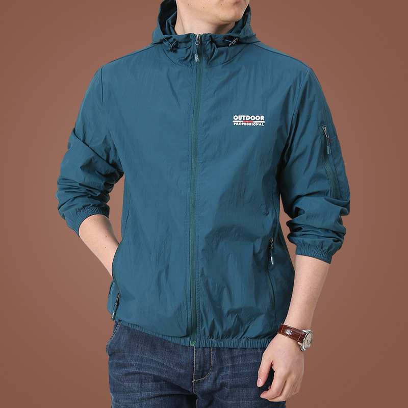 Summer Sun Jacket Men Outdoor  - Cycling Commuter Jacket recension och pris