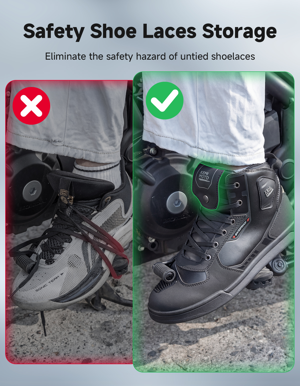 KEMIMOTO Men's Motorcycle Ridi - Cycling Commute Shoes recension och pris