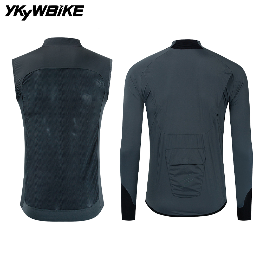 YKYWBIKE Cycling Windbreak wit - Cycling Commuter Jacket recension och pris