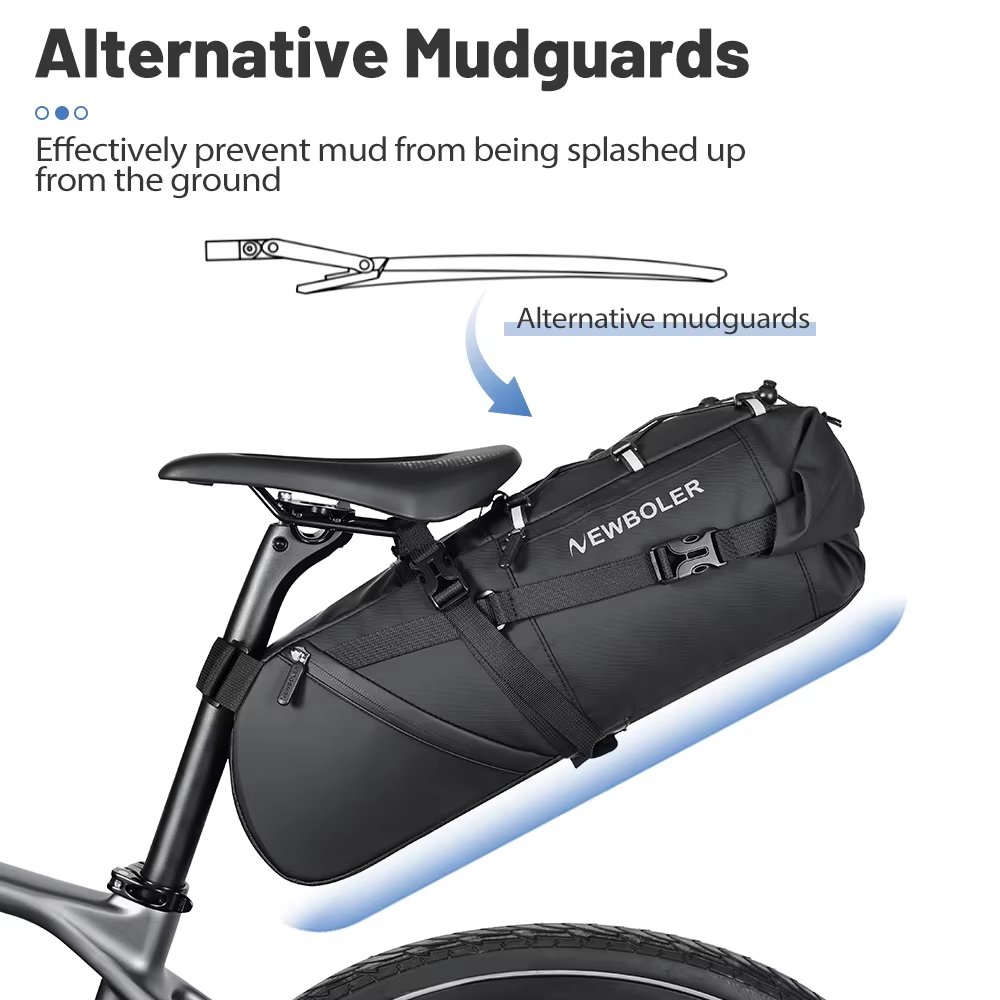 NEWBOLER 18L Bike Saddle Bag W - Cycling Commuter Backpack Waterproof recension och pris
