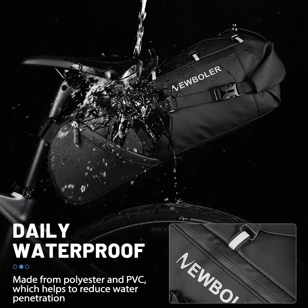 NEWBOLER 18L Bike Saddle Bag W - Cycling Commuter Backpack Waterproof recension och pris