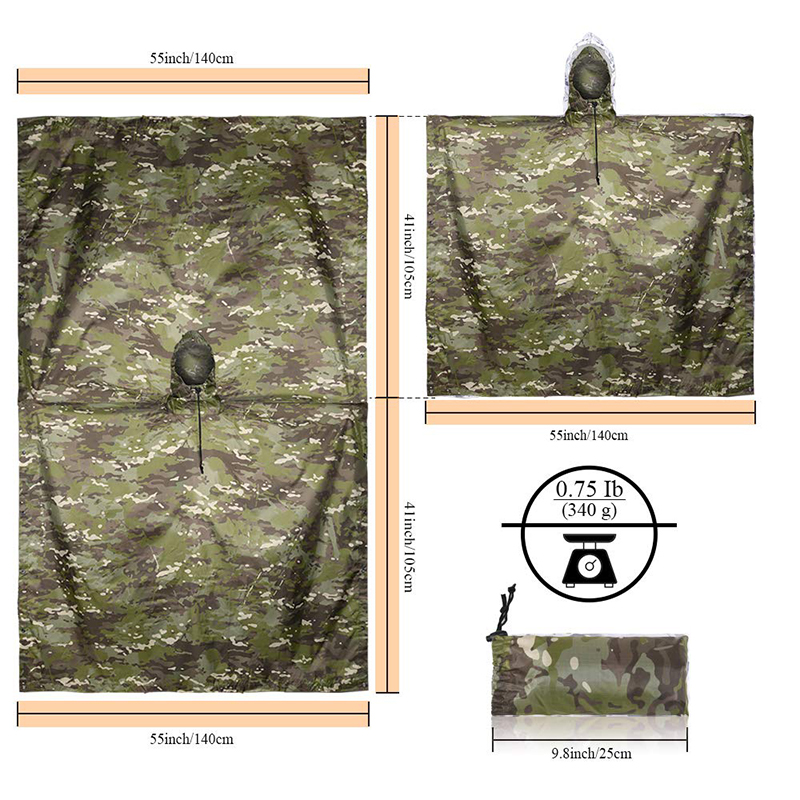 Rain Coat Camouflage Tactical  - Cycling Rain Jacket Commute recension och pris