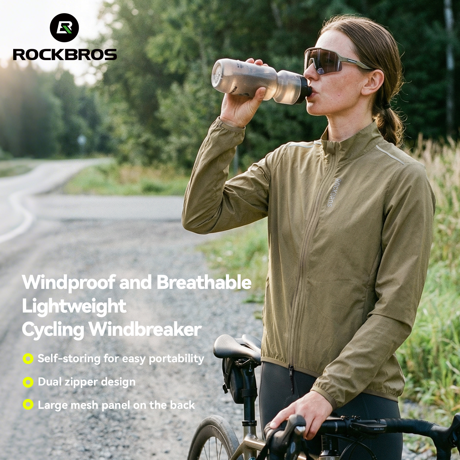 ROCKBROS Cycling Jacket  Windp - Cycling Commuter Jacket recension och pris