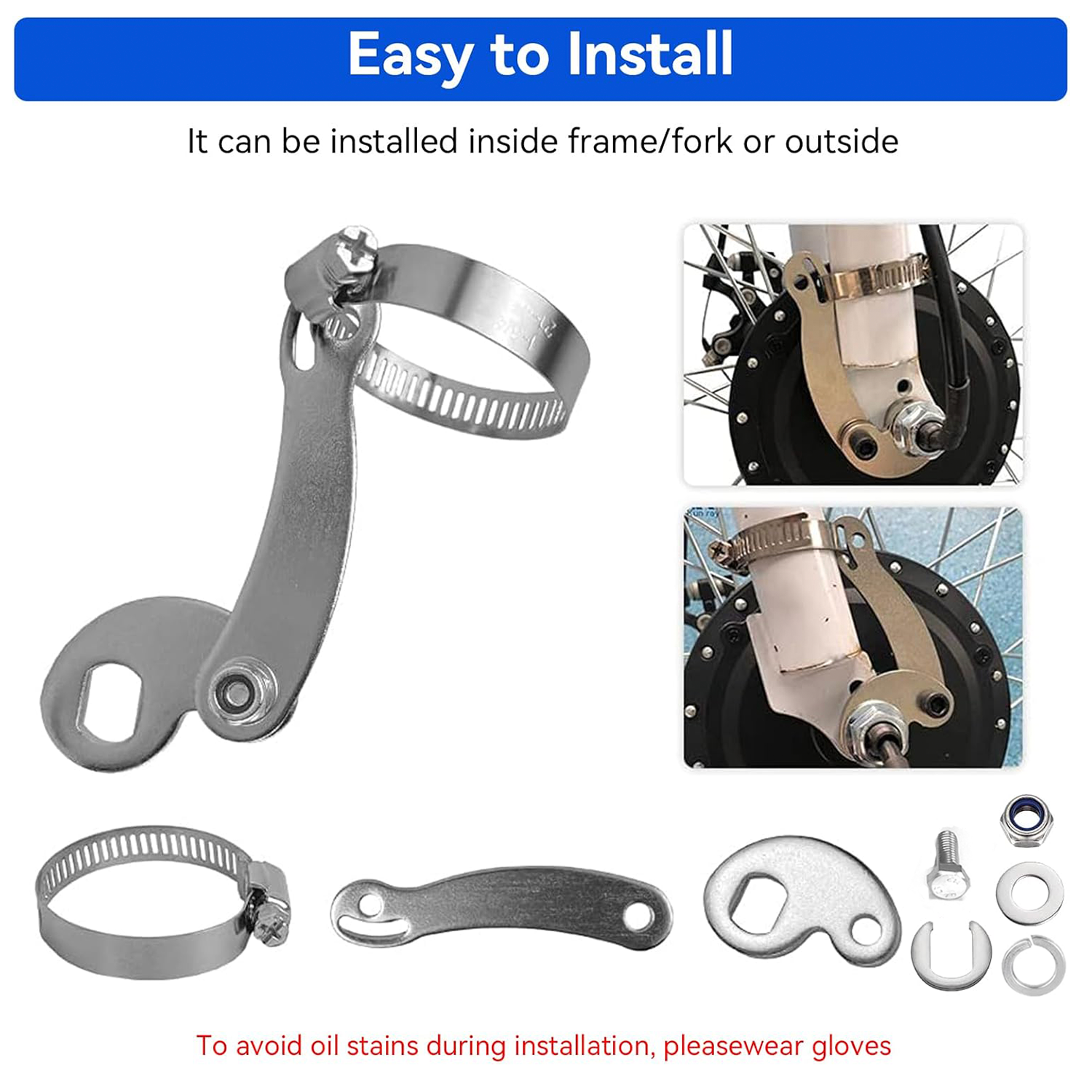 2 Sets Torque Arm Conversion K - Dynamo Hub Front recension och pris