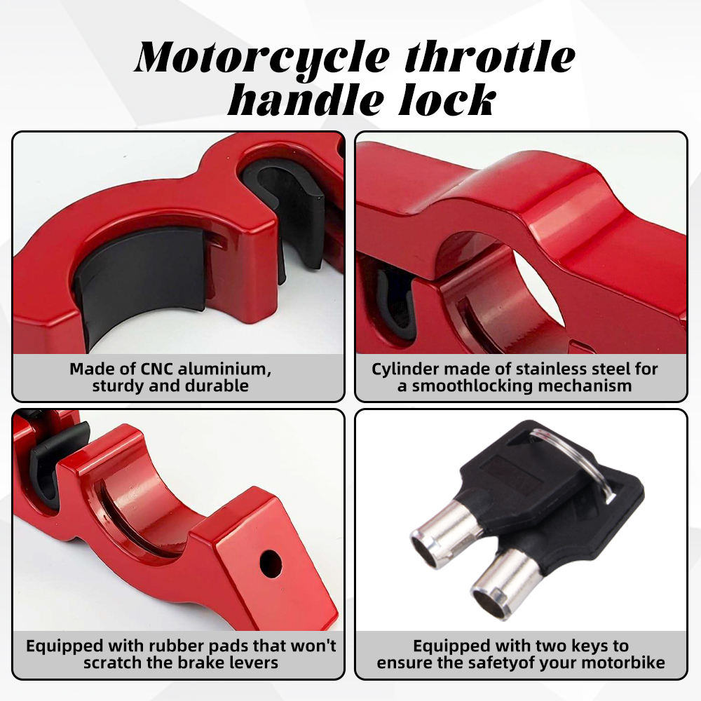 Motorcycle & Bicycle Handlebar - Commuter Bike Lock recension och pris