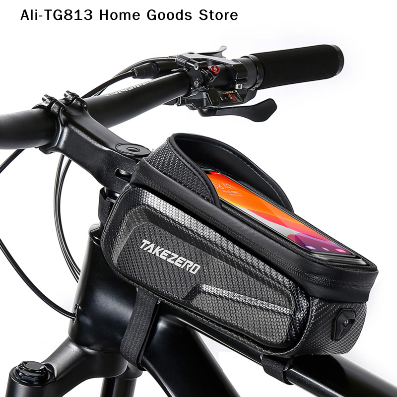 [TG813]Bicycle Bag Front Tube  - Cycling Commuter Backpack Waterproof recension och pris