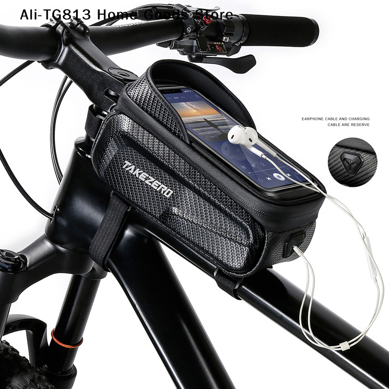 [TG813]Bicycle Bag Front Tube  - Cycling Commuter Backpack Waterproof recension och pris