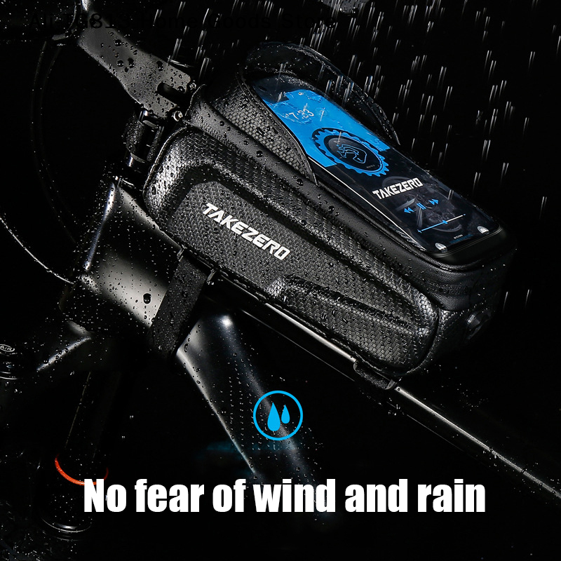 [TG813]Bicycle Bag Front Tube  - Cycling Commuter Backpack Waterproof recension och pris