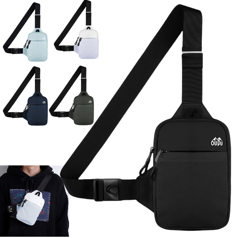 Casual Men Shoulder Chest Bag  - Cycling Commuter Backpack Waterproof recension och pris