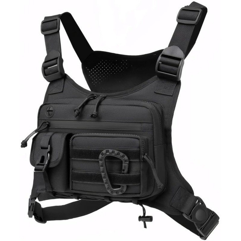 Tactical Chest Bag Men's Vest  - Cycling Commuter Backpack Waterproof recension och pris