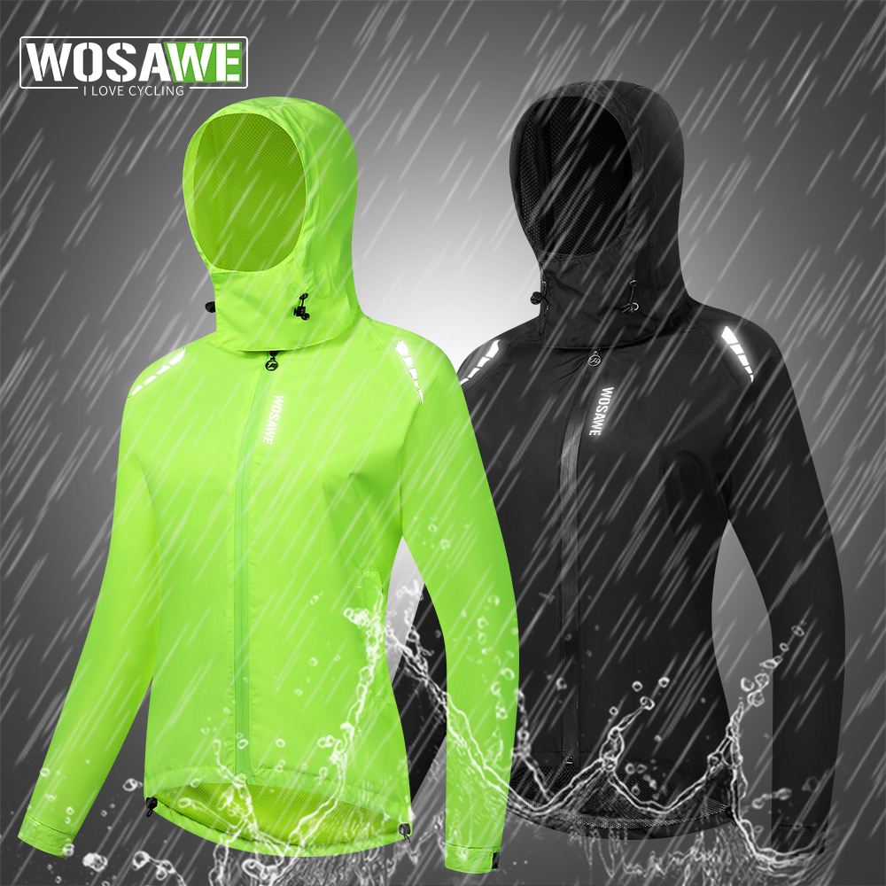 WOSAWE Cycling Raincoat Women  - Cycling Rain Jacket Commute recension och pris