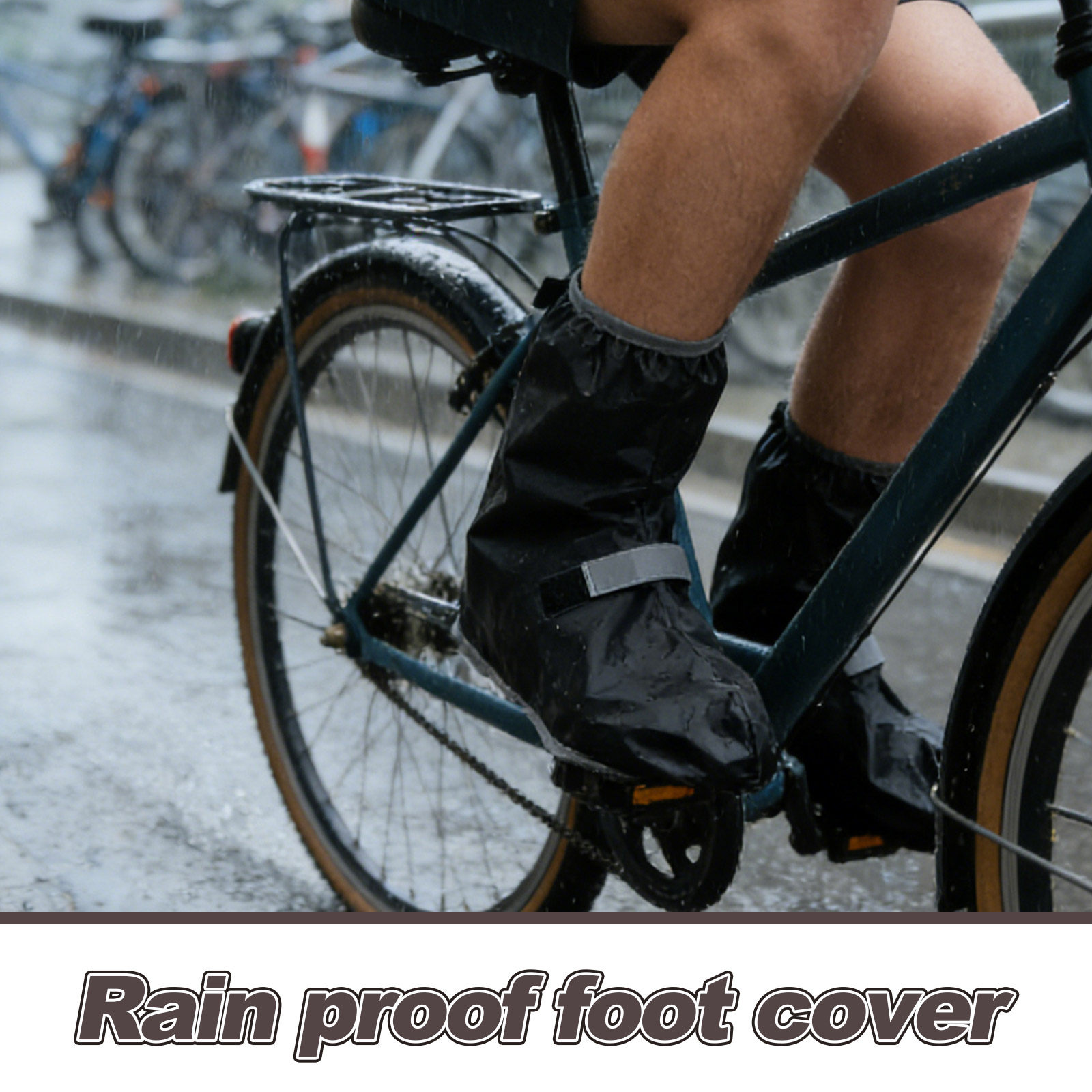 1Pair Waterproof Rain Shoe Cov - Cycling Commute Shoes recension och pris