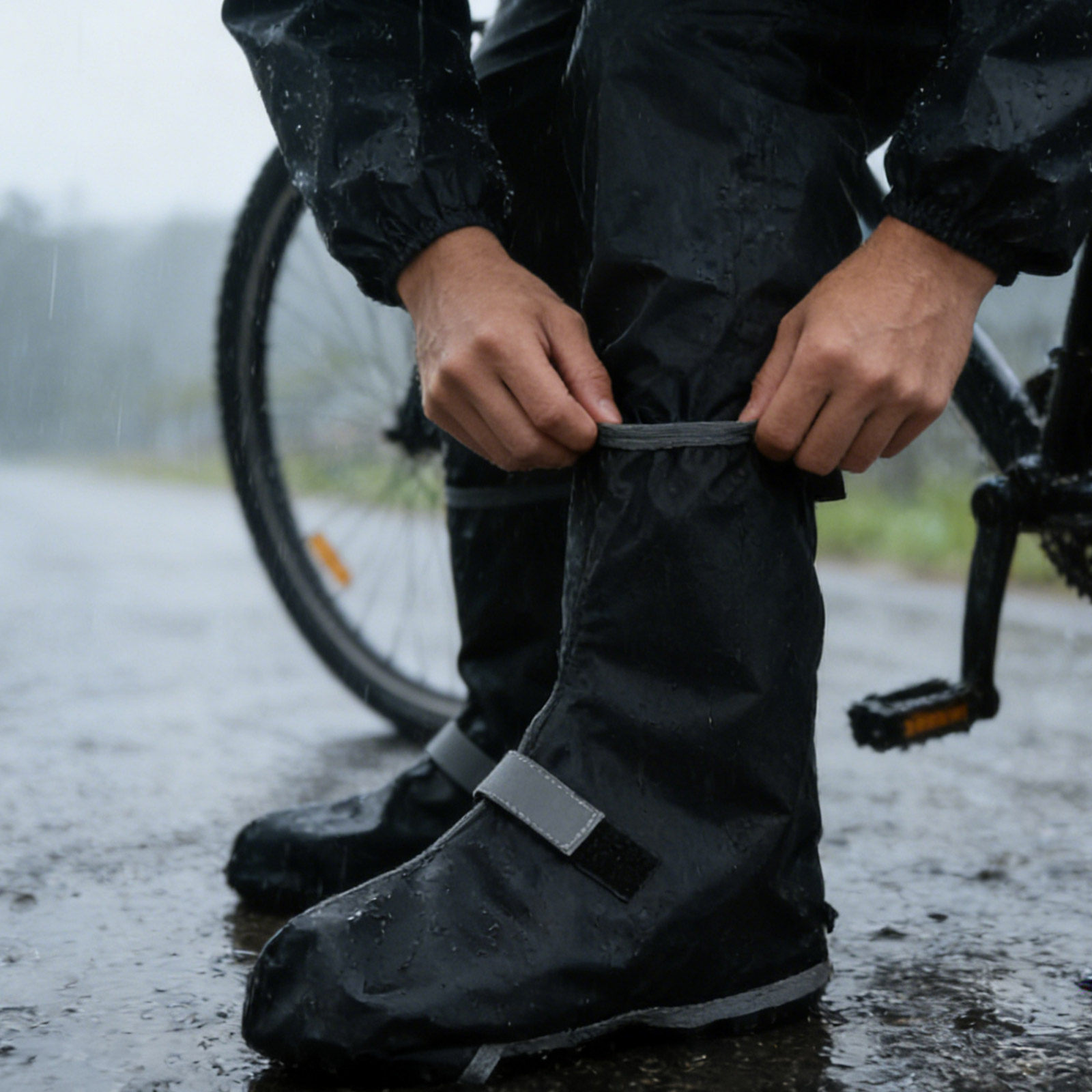 1Pair Waterproof Rain Shoe Cov - Cycling Commute Shoes recension och pris