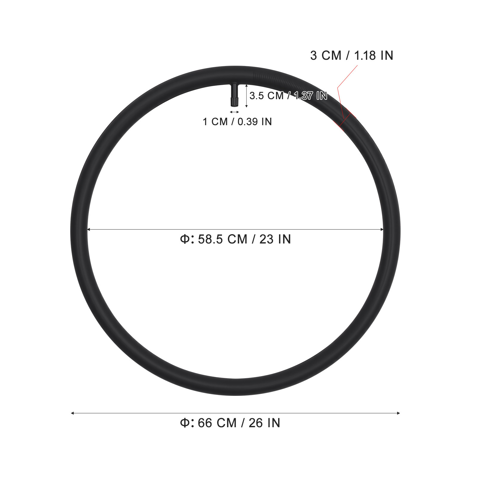 2Pcs Cycling Inner Tubes for S - Cycling Commute Gear recension och pris