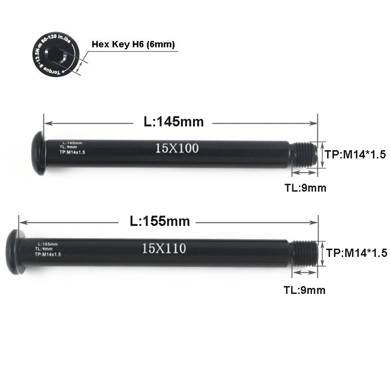 Bicycle Thru Axle 100/110 Wide - Dynamo Hub Front recension och pris