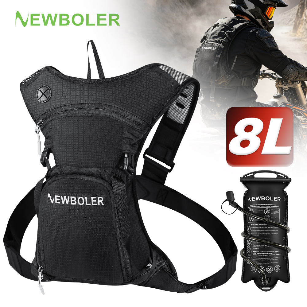 NEWBOLER 8L Motorcycle Cycling - Cycling Commuter Backpack recension och pris