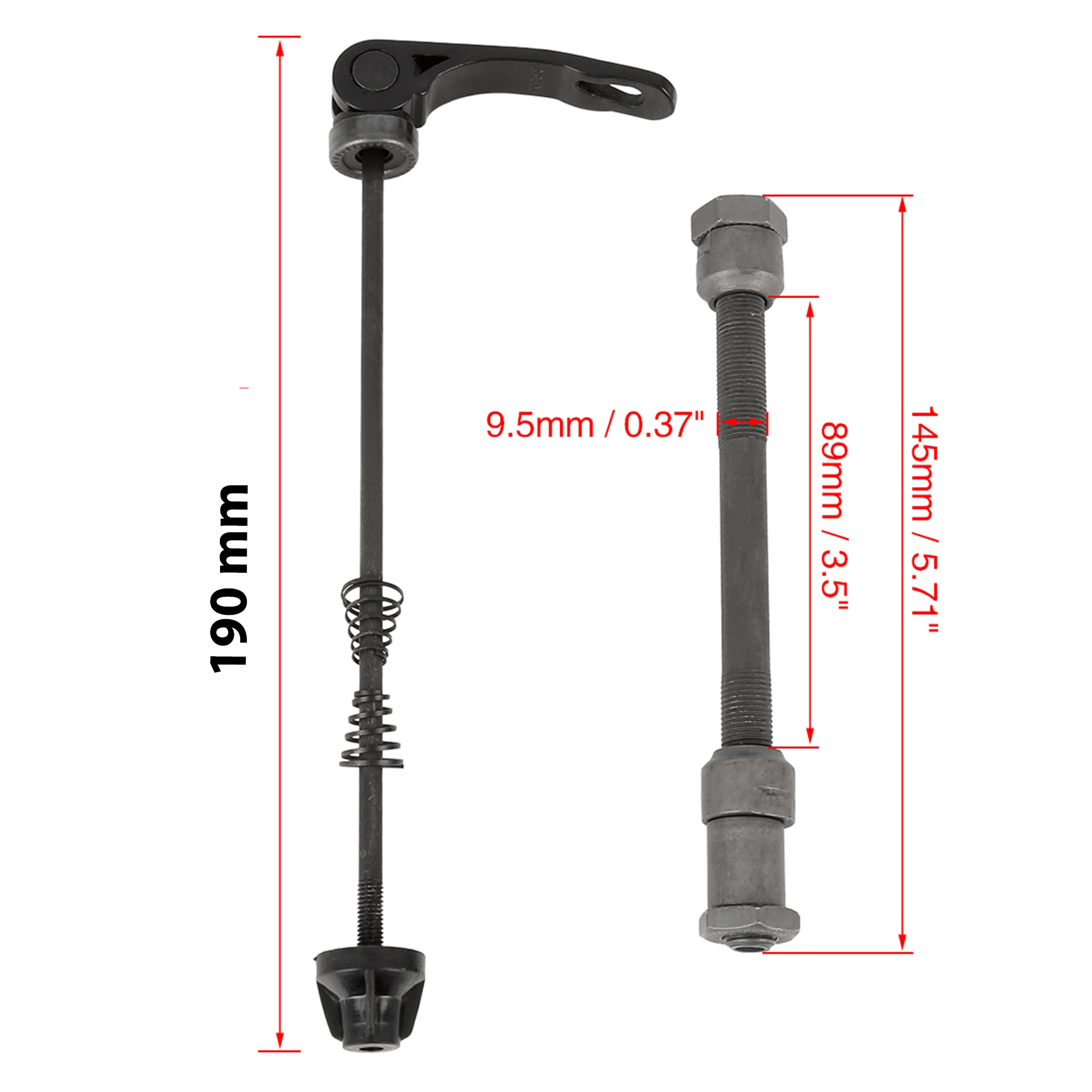 X Autohaux 1 Set 9.5mm Bicycle - Dynamo Hub Front recension och pris
