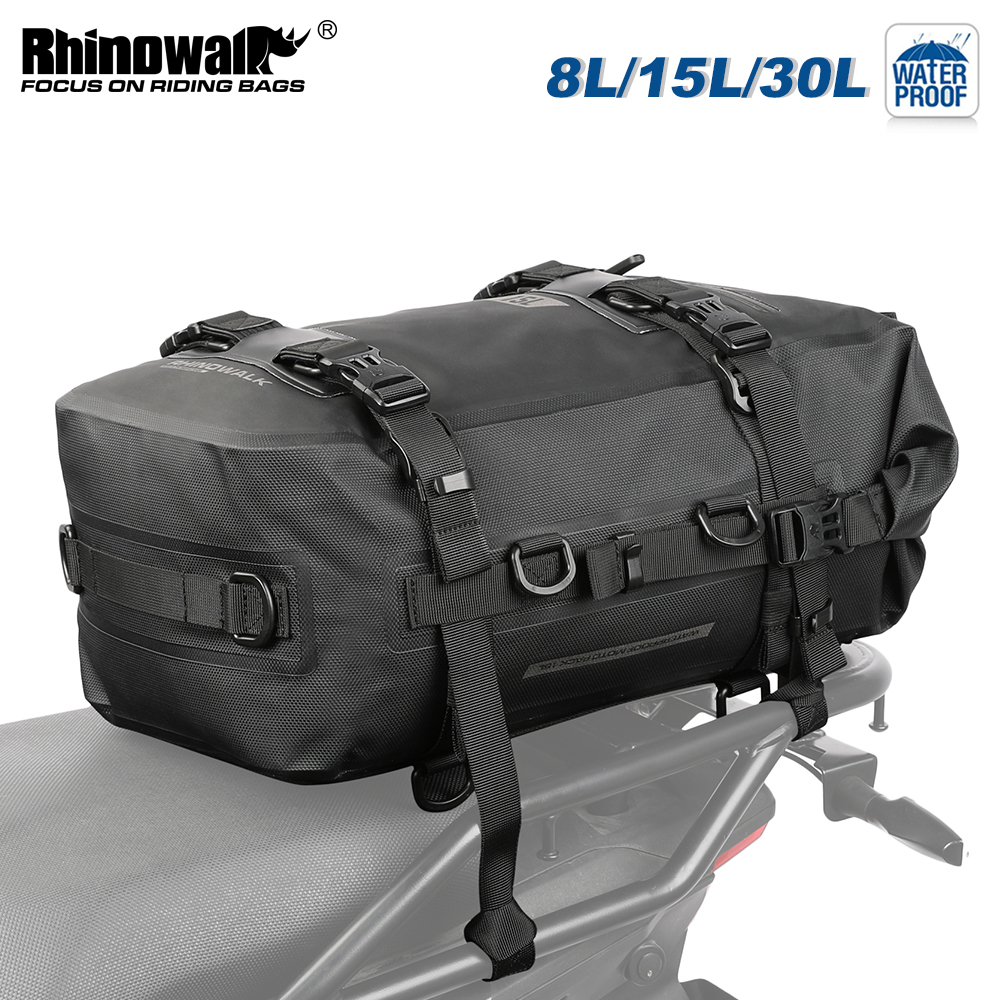 Rhinowalk Motorcycle Tail Bag  - Cycling Commuter Backpack recension och pris