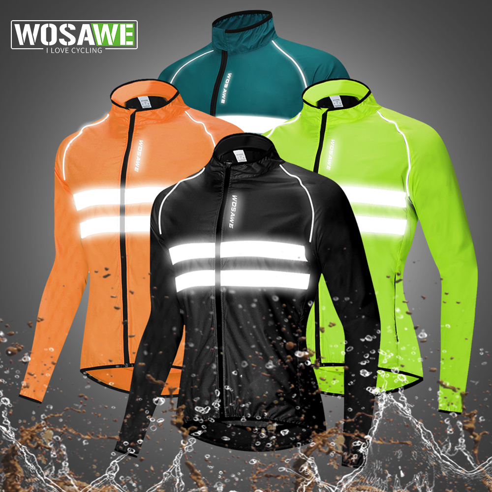WOSAWE Men Cycling Windbreaker - Cycling Commuter Jacket recension och pris