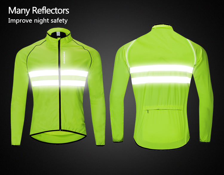 WOSAWE Men Cycling Windbreaker - Cycling Commuter Jacket recension och pris