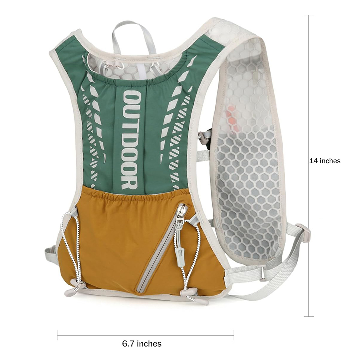 Reflective Running Hydration V - Cycling Commuter Backpack recension och pris