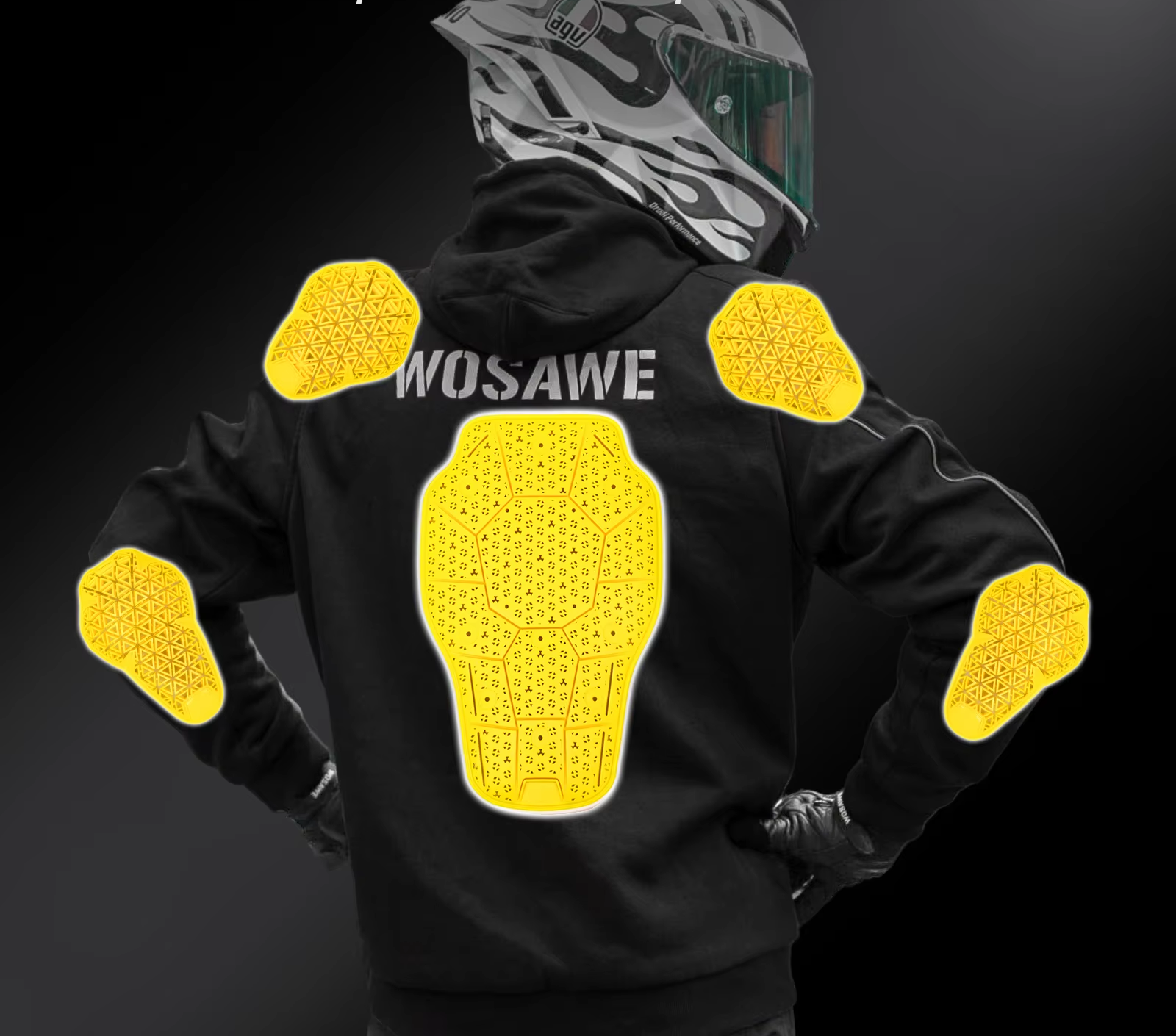 WOSAWE New Motorcycle Jacket W - Cycling Commute Clothes recension och pris