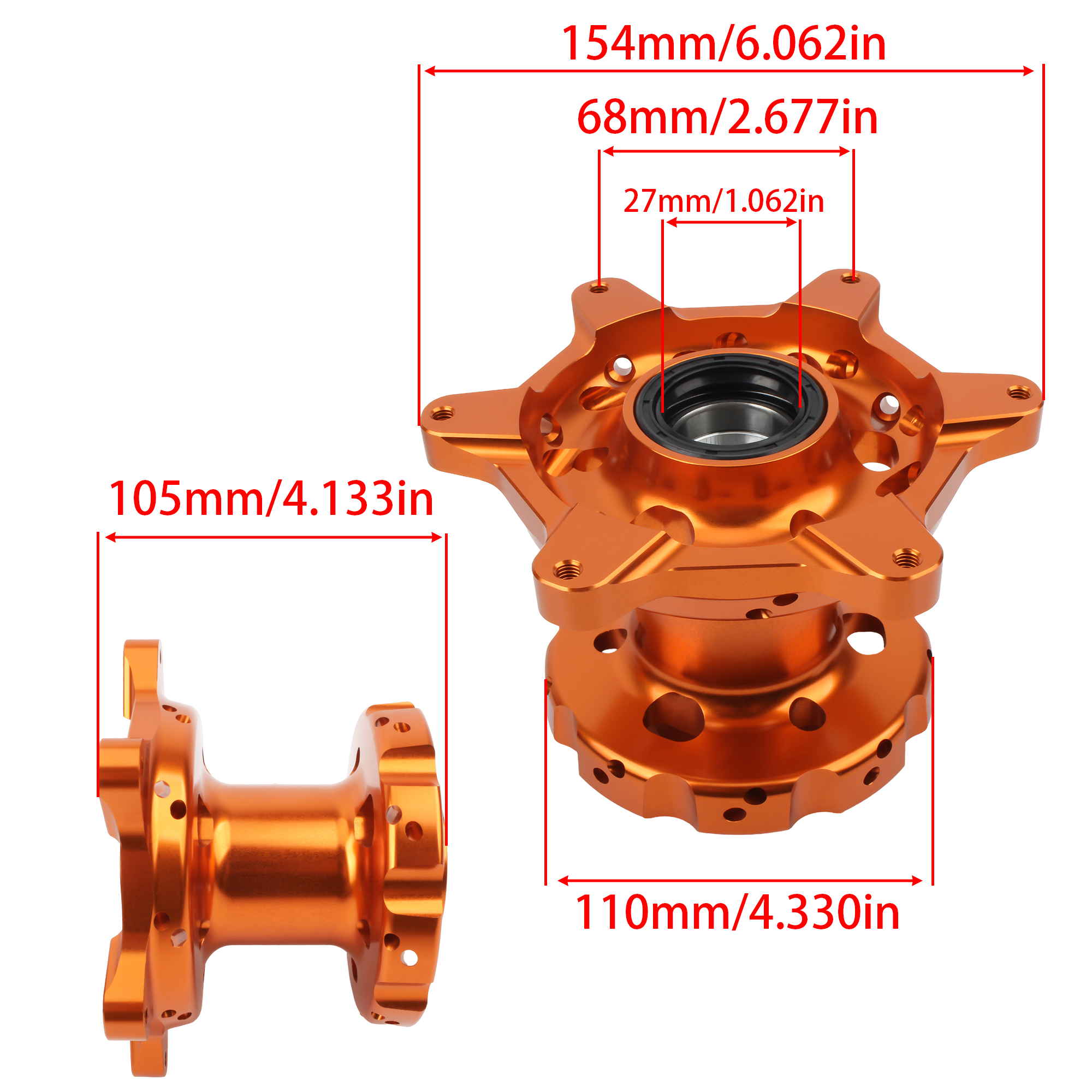 For KTM Husqvarna GASGAS HUSAB - Dynamo Hub Front recension och pris