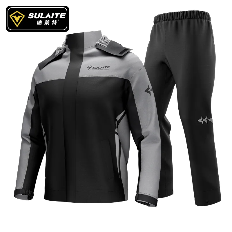 SULAITE Motorcycle Raincoat Su - Cycling Rain Jacket Commute recension och pris