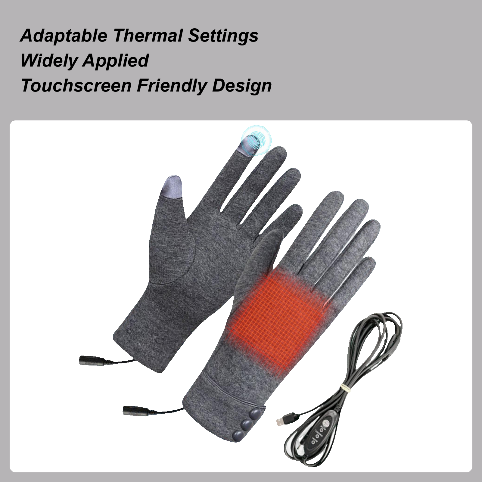 Heating Gloves 3-level USB Win - Winter Cycling Commute recension och pris