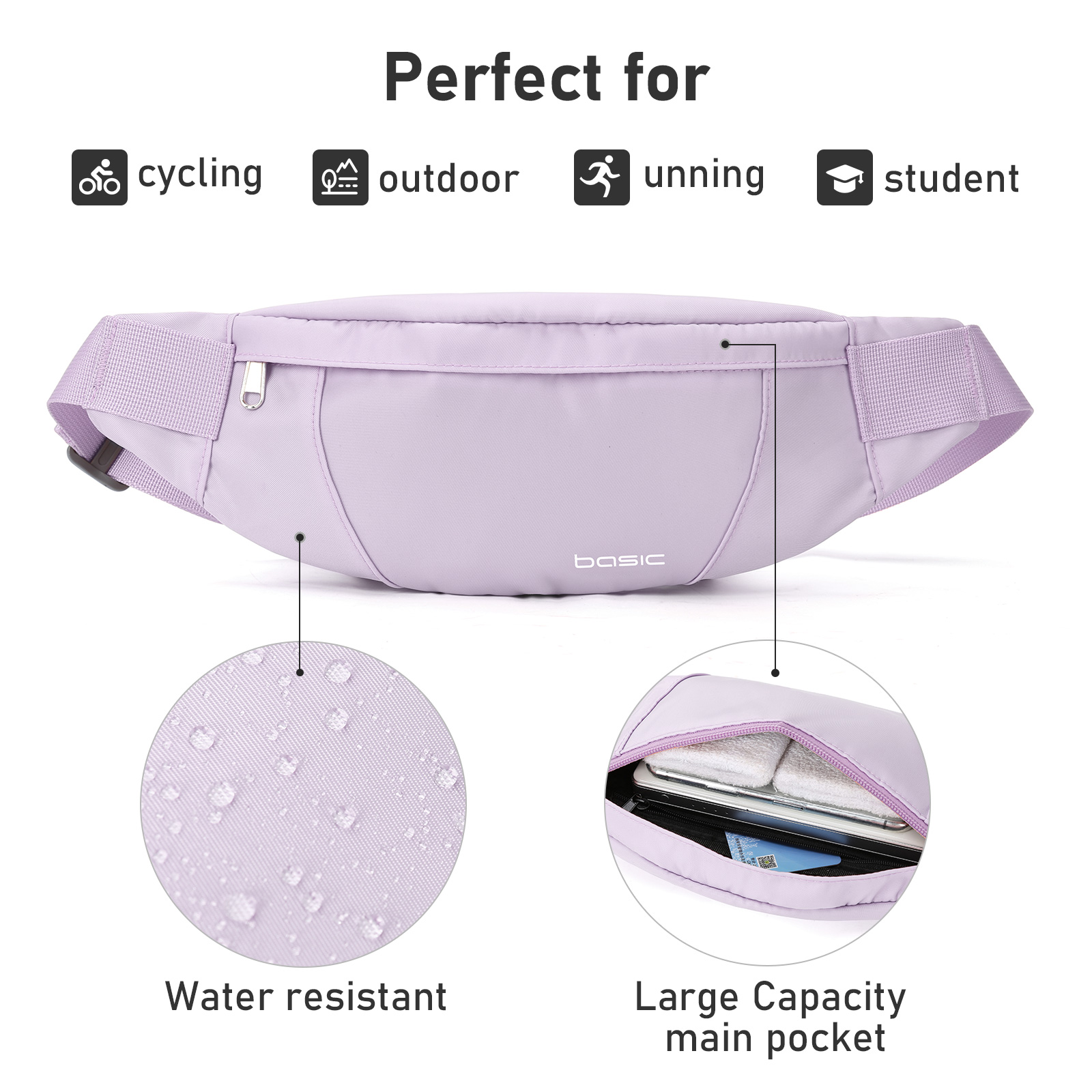 Fashion Running Waist Bag Wate - Cycling Commuter Backpack Waterproof recension och pris