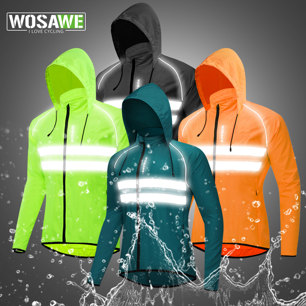 WOSAWE Ultralight Men's Cyclin - Cycling Commuter Jacket recension och pris