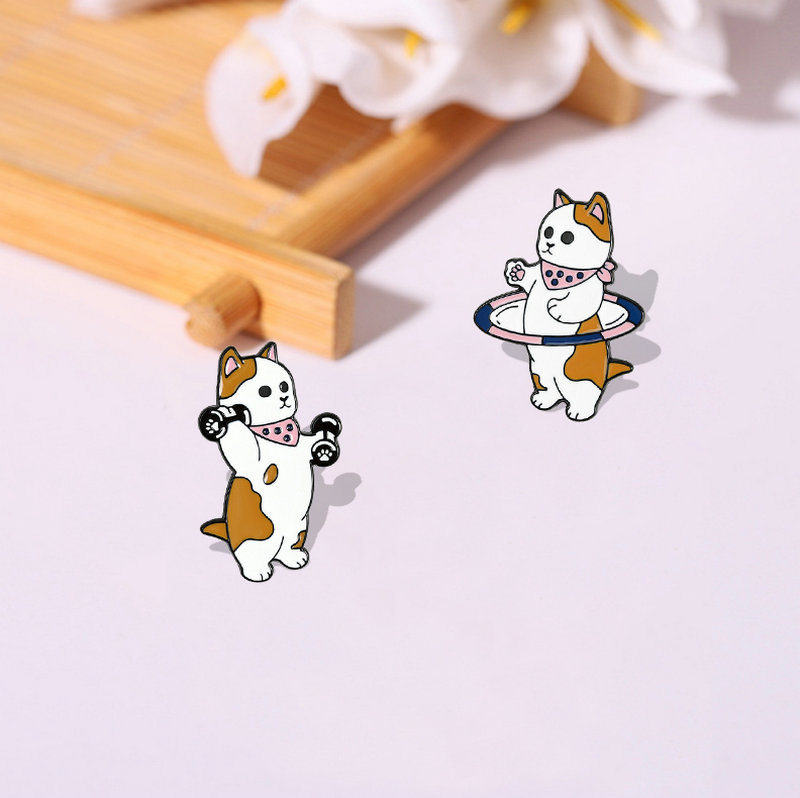 Funny Cats Enamel Pin Custom C - Cycling Commute Bag recension och pris