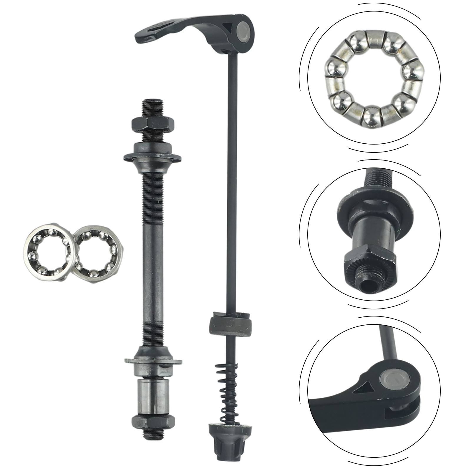 1 Set MTB Bike Axle Front Rear - Dynamo Hub Front recension och pris