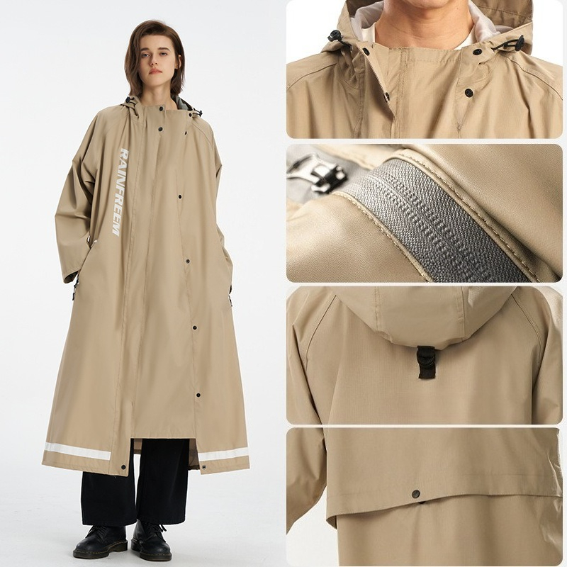 Oversize Single Long Style Rai - Cycling Commuter Rain Gear recension och pris