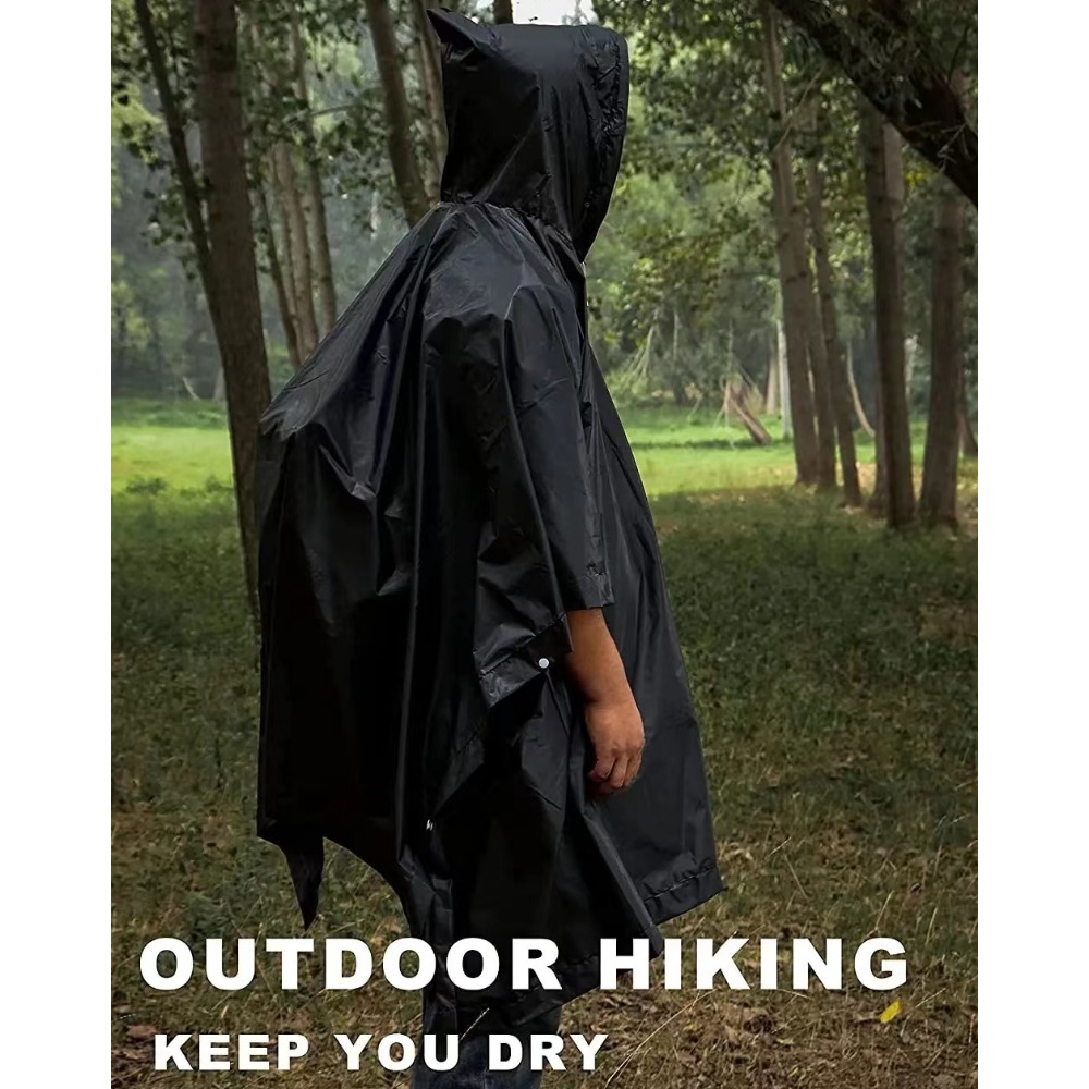 Waterproof Rain Poncho Lightwe - Cycling Rain Jacket Commute recension och pris