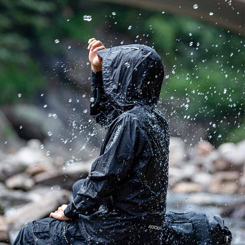 ROCKBROS Waterproof Cycling Ra - Cycling Rain Jacket Commute recension och pris