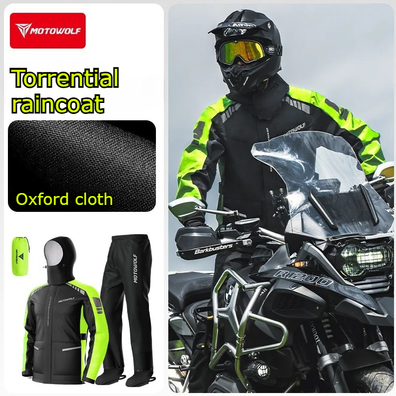 Motowolf Reflective Motorcycle - Cycling Commute Jacket recension och pris