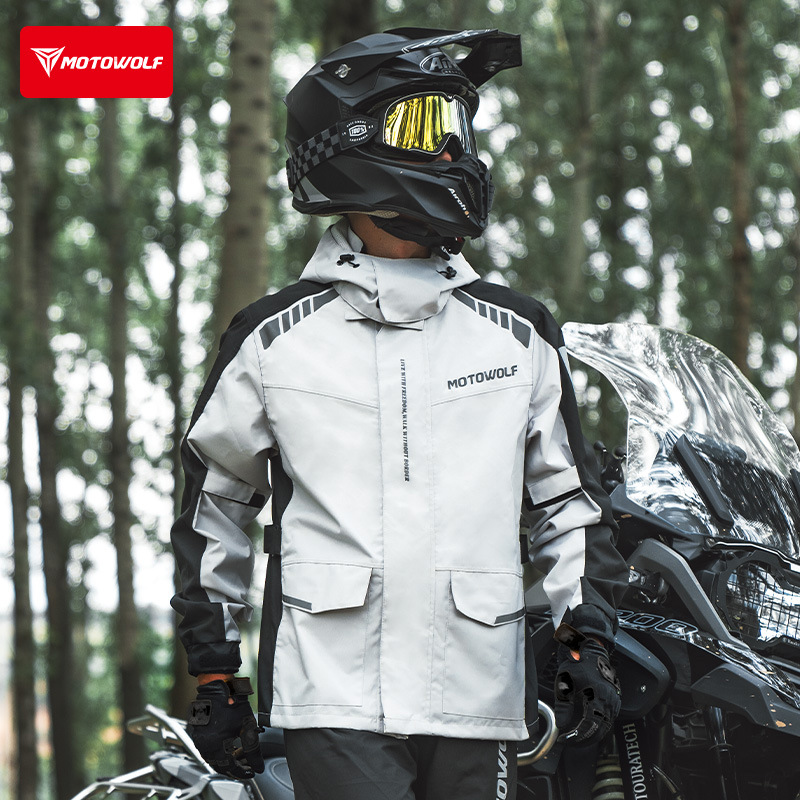 Motowolf Reflective Motorcycle - Cycling Commute Jacket recension och pris